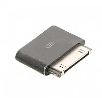 Адаптер Lapara Apple 30 PIN на Micro USB Female для зарядки iPhone 4 / 4S / iPad 1/2/3 / iPod, чорний