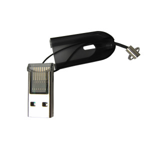 Кардрідер STLab міні зовнішній USB2.0 для MicroSD / TF карт чорний