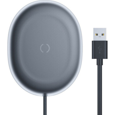 Бездротовий зарядний пристрій Baseus Jelly Wireless Charger 15W Black (WXGD-01)