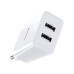 Зарядний пристрій Baseus Speed Mini Dual U Charger 10.5W 2xUSB White (EU) (CCFS-R02)