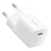 Блок живлення, зарядка Baseus GaN5 Fast Charger (mini) 1C 25W EU Moon White
