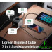 Зарядний пристрій UGREEN DigiNest Cube 65W, CD268, 1.8м. Power Strip GaN