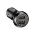 Зарядний пристрій Baseus Gentry Dual-U Quick-charge Black