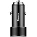 Зарядний пристрій Baseus Small Screw Dual-USB QC 3.0 36W Black