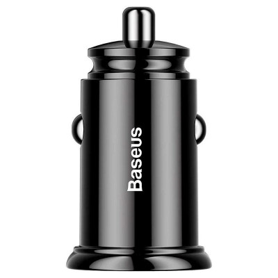 Зарядний пристрій Baseus Circular Plastic 2xUSB 30W Dual QC3.0 Black (CCALL-YD01)