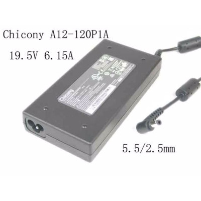 Зарядка Chicony для Asus/ Lenovo/ MSI/ Toshiba 19.5V 6.15A 120W 5.5mm*2.5mm slim original