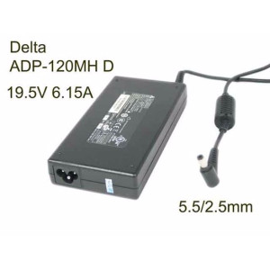 Зарядка DELTA для Asus/ Lenovo/ MSI/ Toshiba 19.5V 6.15A 120W 5.5mm*2.5mm slim original
