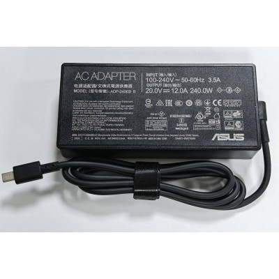 Зарядка/ Блок живлення для Asus 20V 12A 240W Rectangle Conn Original New ADP-240EB-REC