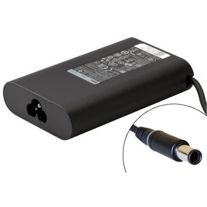 Блок живлення (зарядка) DELL 19.5V 3.34A 65W 7.4mm*5.0mm pin inside б/в White LED