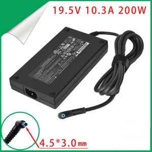 Зарядка/Блок живлення для HP 19/19.5V 10.3A 200W 4.5mm*3.0mm pin inside blue (new original)