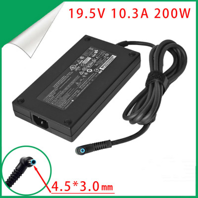 Зарядка/Блок живлення для HP 19/19.5V 10.3A 200W 4.5mm*3.0mm pin inside blue (new original)