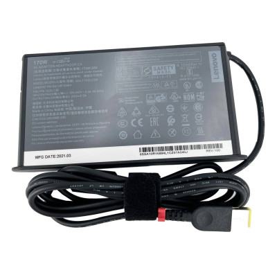 Блок живлення (зарядка) для ноутбука Lenovo 170W square (20V-8.5A)