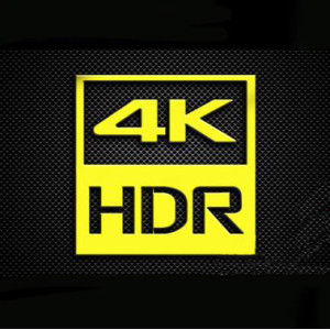 Наклейка 4K HDR Gold (metal)