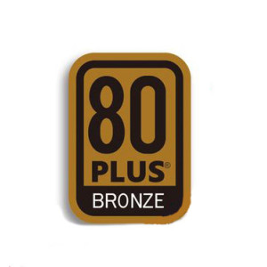 Наклейка 80 PLUS BRONZE