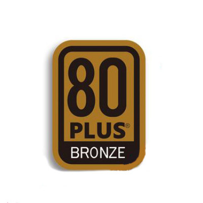 Наклейка 80 PLUS BRONZE