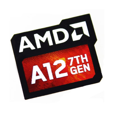 Наклейка AMD A12 7th gen