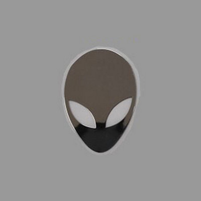 Наклейка Alienware logo chrome 2x1.3cm