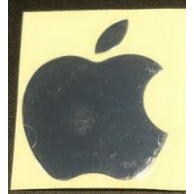 Наклейка Apple logo silver 2x2,5cm