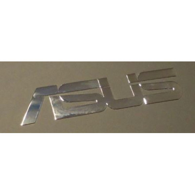 Наклейка Asus logo metal chrome 5x1cm