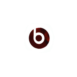 Наклейка Beats Audio Logo Red