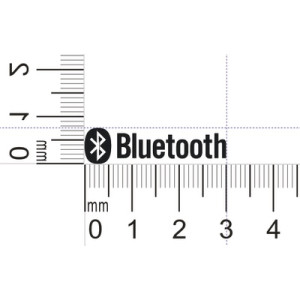 Наклейка Bluetooth Metal 3x0.8cm
