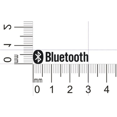 Наклейка Bluetooth Metal 3x0.8cm