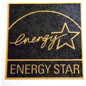 Наклейка Energy Star Gold 28x28mm, Black
