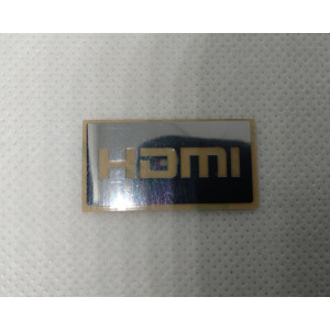Наклейка HDMI chrome 3x1,5cm