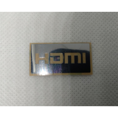 Наклейка HDMI chrome 3x1,5cm