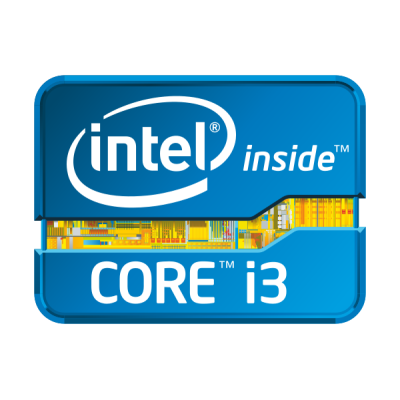 Наклейка Intel Core i3 2x1,5cm Blue
