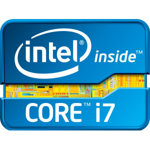 Наклейка Intel Core i7 2x1,5cm Blue