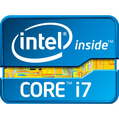 Наклейка Intel Core i7 2x1,5cm Blue