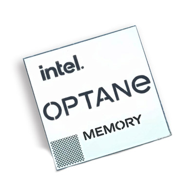Наклейка Intel OPTANE Memory Silver Chrome (metal) new