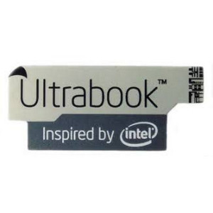 Наклейка Intel ULTRABOOK Gray/Grey