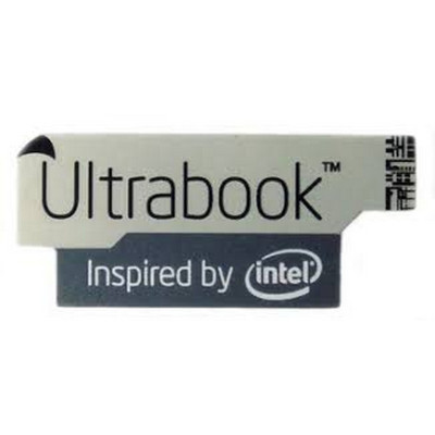 Наклейка Intel ULTRABOOK Gray/Grey