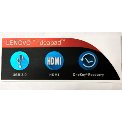 Наклейка для ноутбука Lenovo IdeaPad 84x30mm