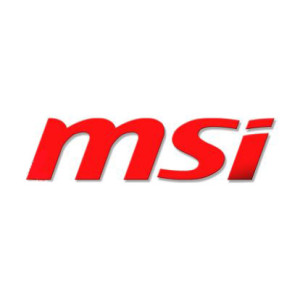 Наклейка MSI 3x0,8cm red