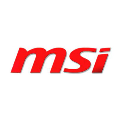 Наклейка MSI 3x0,8cm red