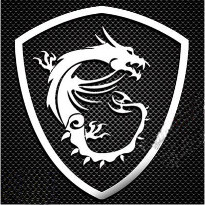 Наклейка MSI Gaming Silver Sticker Metal 45x40mm
