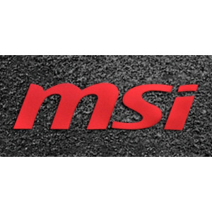 Наклейка MSI red Metal 5x1.3cm