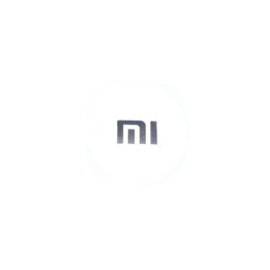 Наклейка Xiaomi Mi Logo Silver Chrome 10x6.7mm (metal)