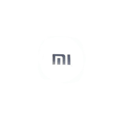 Наклейка Xiaomi Mi Logo Silver Chrome 10x6.7mm (metal)