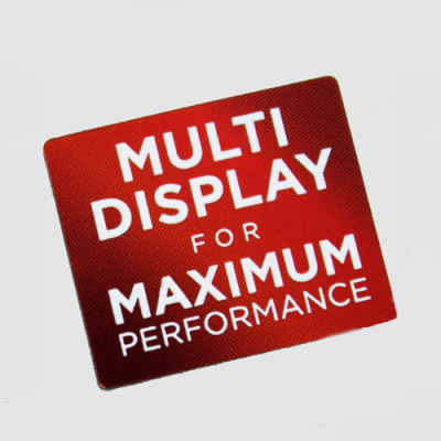 Наклейка Multi Display for Maximum Performance