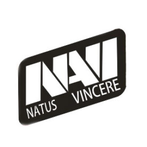 Наклейка CS:GO Natus Vincere NAVI (Na'Vi) Gold Metal 5x3cm
