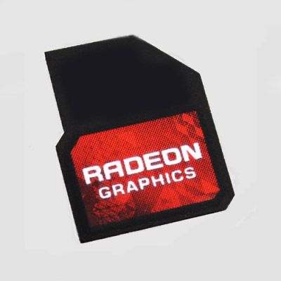 Наклейка Radeon Graphics 16x13mm