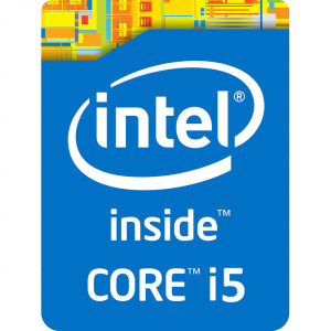 Наклейка Intel Core i5 4-го покоління blue