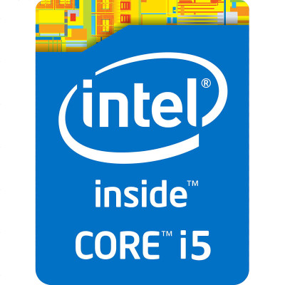 Наклейка Intel Core i5 4-го покоління blue