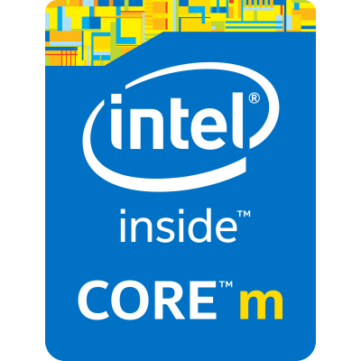 Наклейка Intel Core m blue