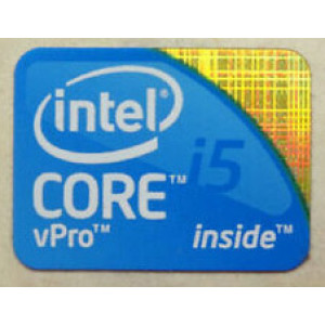 Наклейка Intel Core i5 vPro old gen blue