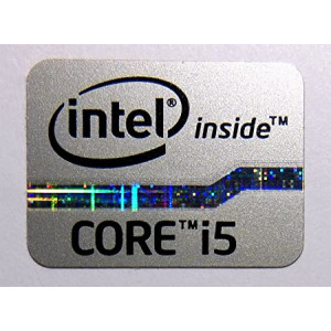 Наклейка Intel Core i5 2x1,5cm Grey